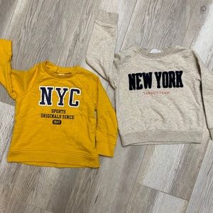 Bundle of H&M 12-18m sweaters